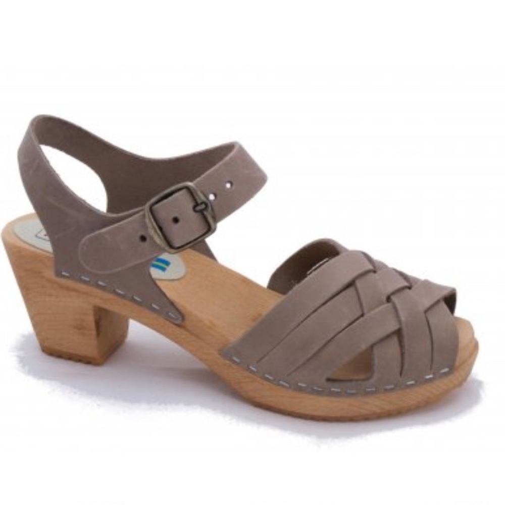 🆕 Moheda Swedish Clogs ‘Betty’ Nubuck Galet Size 37